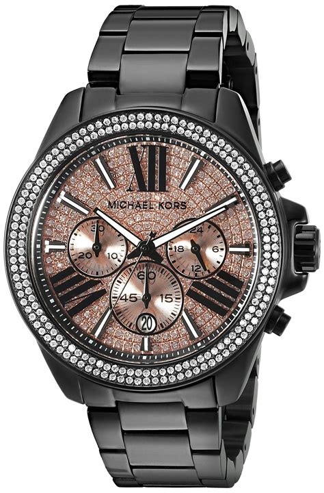 relojes de michael kors mujer|Michael Kors black watch ladies.